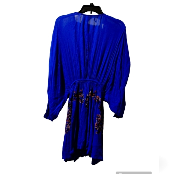 Free People Pretty Pineapple Embroidered Dress Size S - Picture 7 of 11